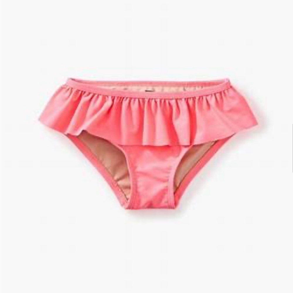 Tea Collection Solid Ruffled Bikini Bottom size 7 - Picture 2 of 7